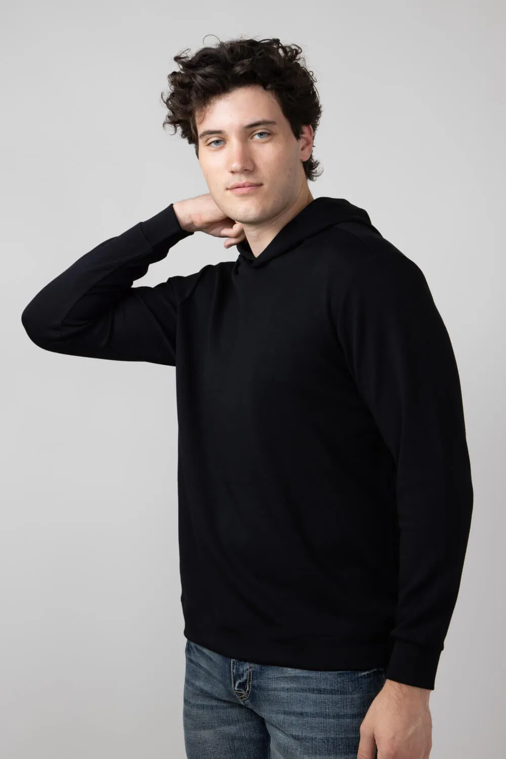 1897 Active Ultimate Hoodie for Men in Black | MJ992-BLACK
