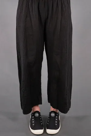 3294 Elegant Linen Pant Black-U