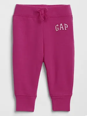 [6-12m] Baby Gap Logo Pull-On Joggers  - Purple