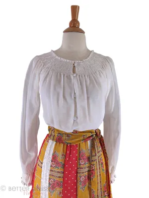 70s Chessa Davis Boho Blouse