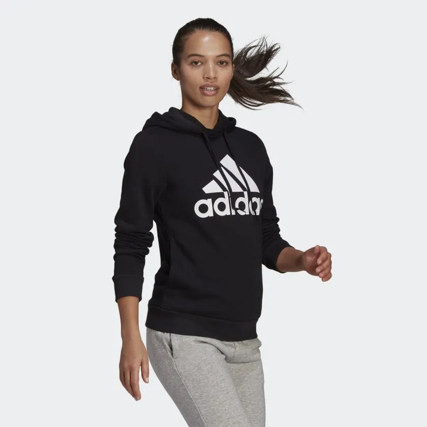 ADIDAS LOUNGEWEAR ESSENTIALS LOGO FLEECE HOODIE