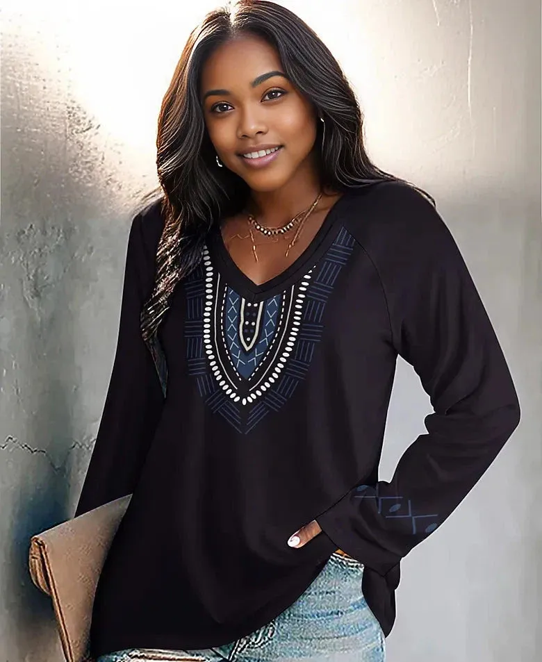 African Print Tops and Blouses Mariana