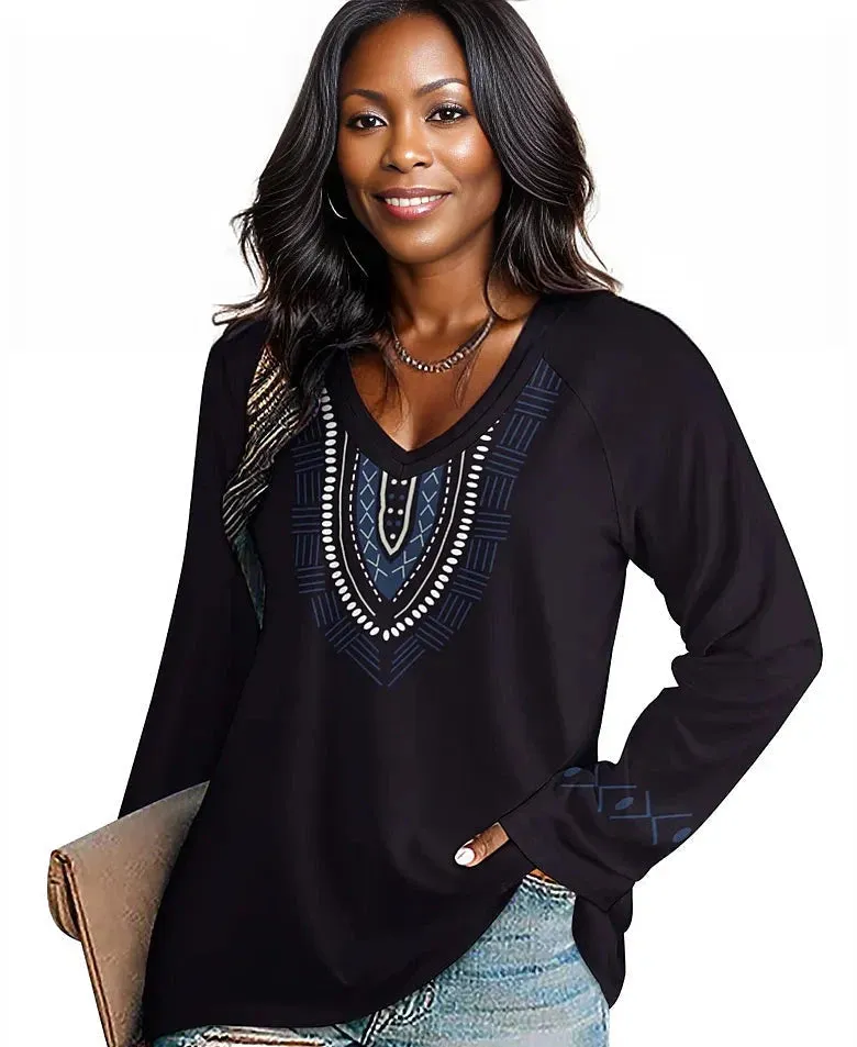 African Print Tops and Blouses Mariana