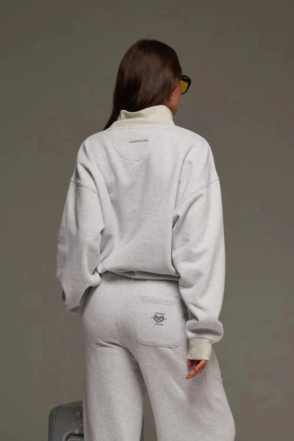 AJ Crest Turtleneck Sweatshirt CLOUD