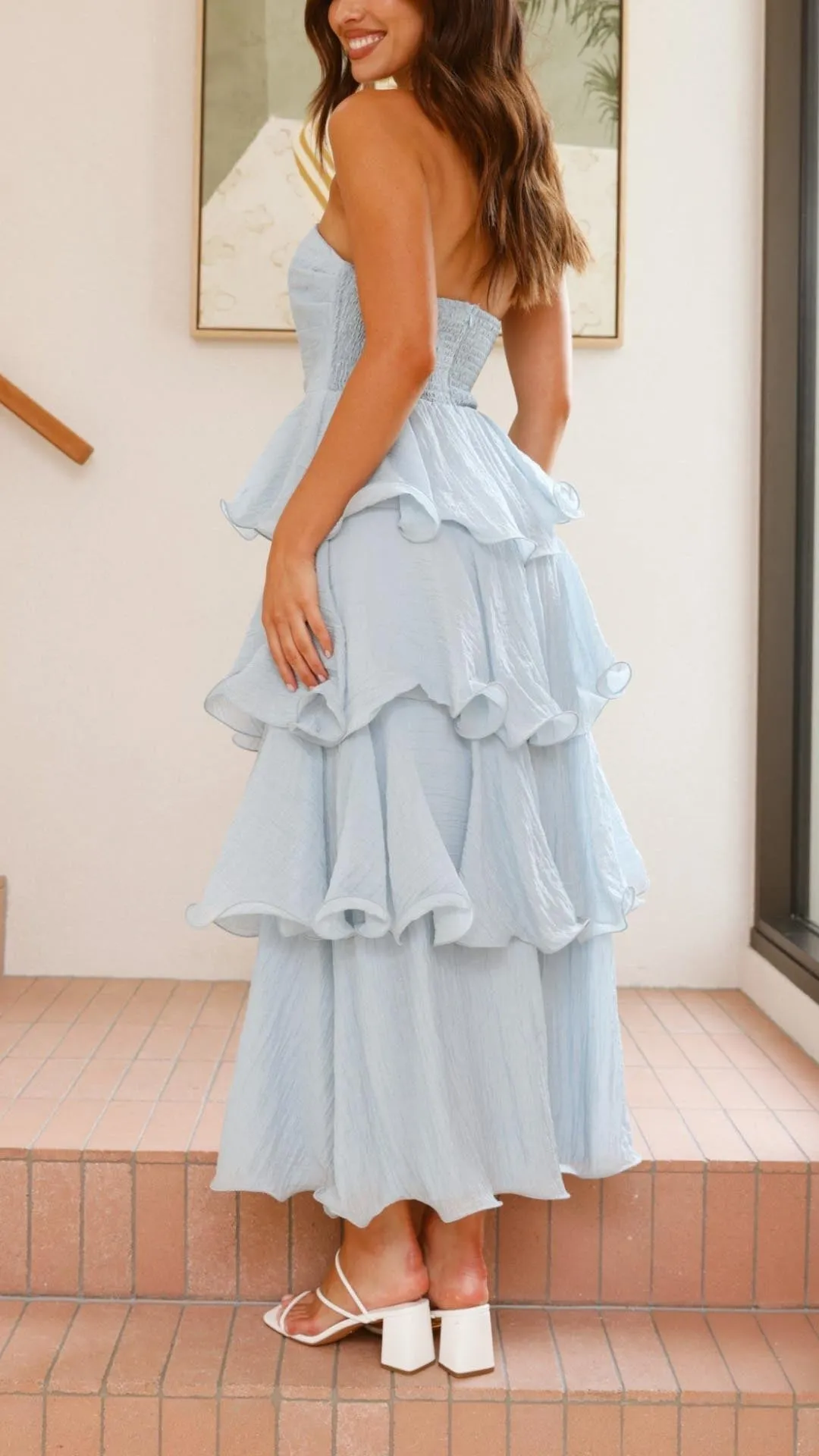 Alena | Romantic Layered Maxi Dress
