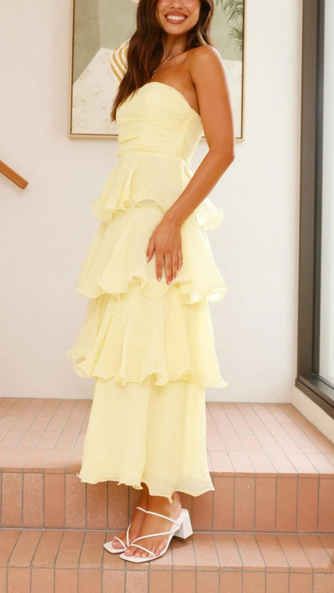 Alena | Romantic Layered Maxi Dress