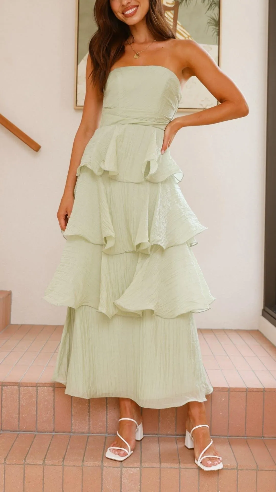Alena | Romantic Layered Maxi Dress