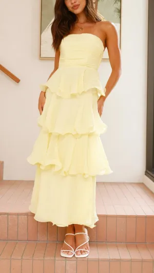 Alena | Romantic Layered Maxi Dress