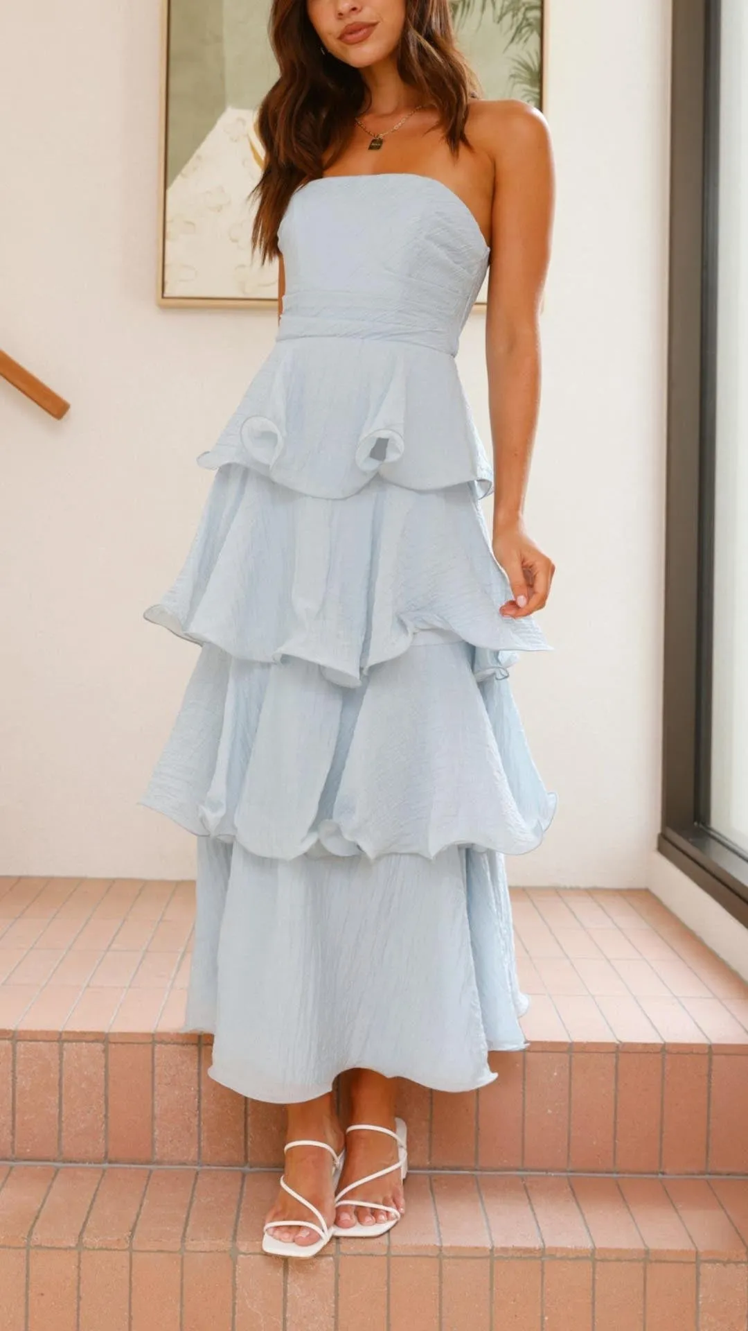 Alena | Romantic Layered Maxi Dress