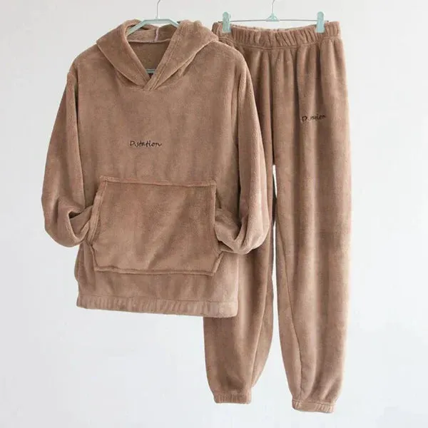 Aliah - Stilvolles und Lässiges Winter Fleece-Hauspaket für Damen