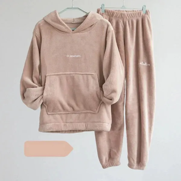 Aliah - Stilvolles und Lässiges Winter Fleece-Hauspaket für Damen