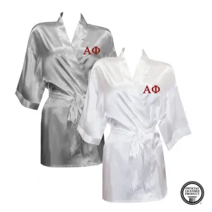 Alpha Phi Satin Robe