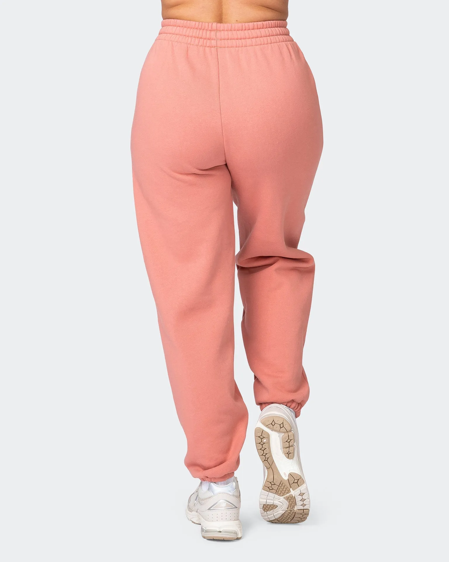 Alpha Slouchy Trackies - Powdered Pink