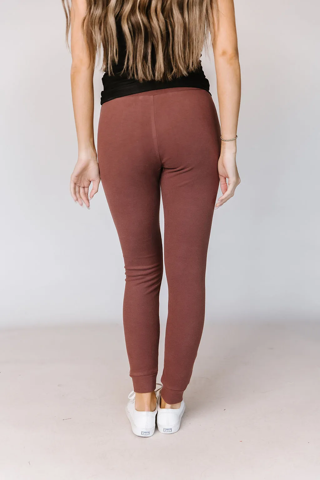 Ampersand Avenue [&] - Performance Fleece Jogger - Mahogany [S   XXL ONLY]