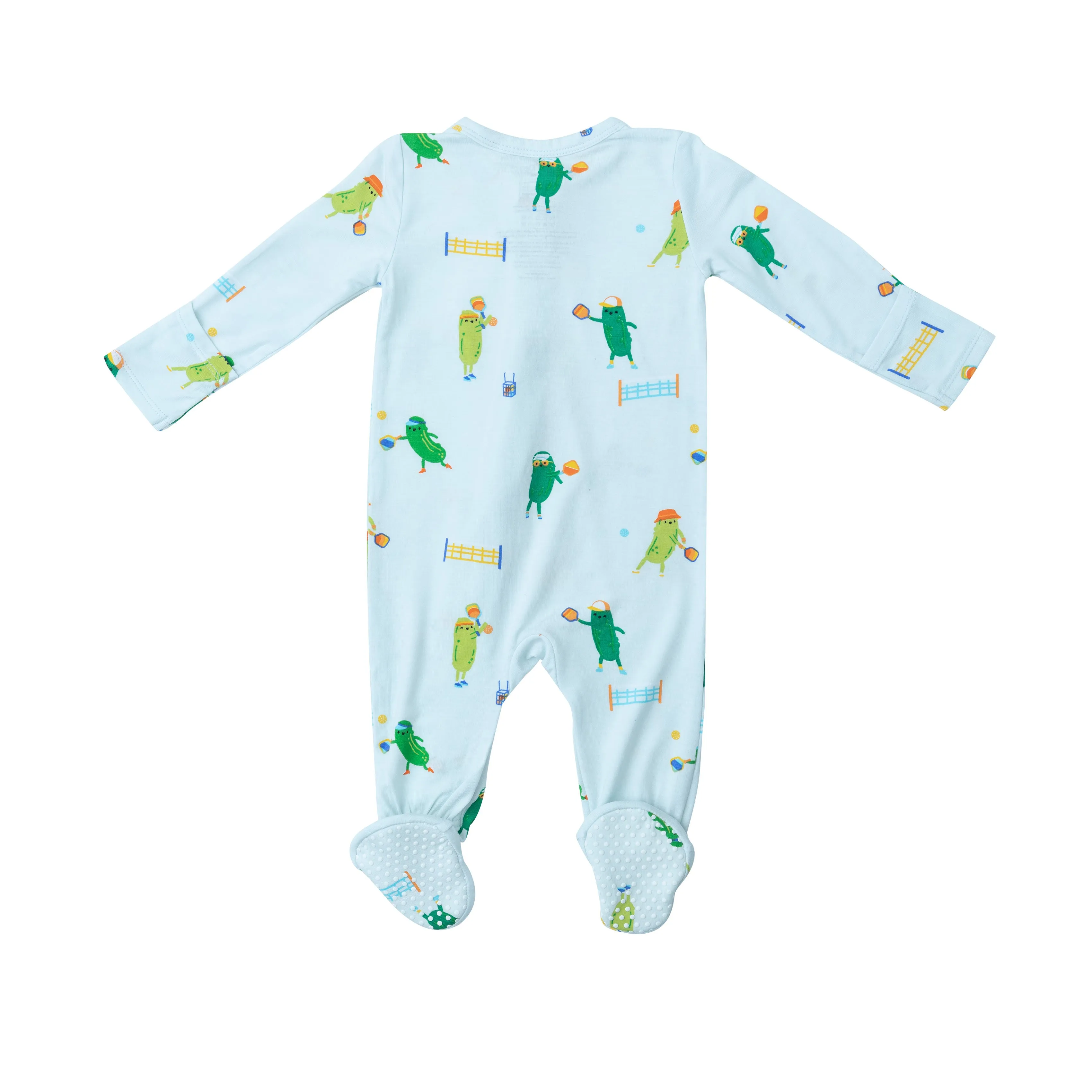 Angel Dear Pickleball Pickle 2-Way Zipper Footie