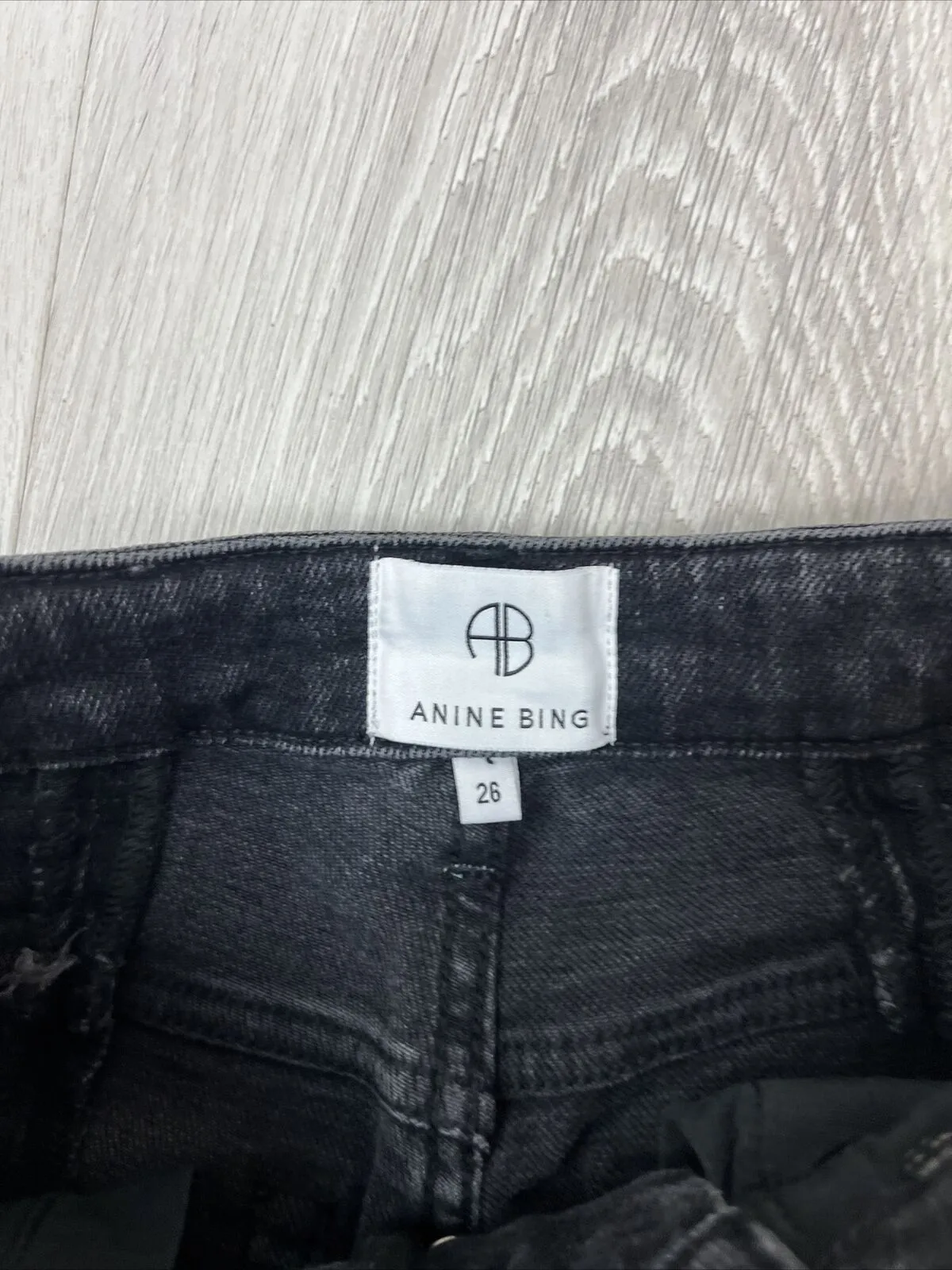 Anine Bing Wimens Black Skinny Jeans Size 26
