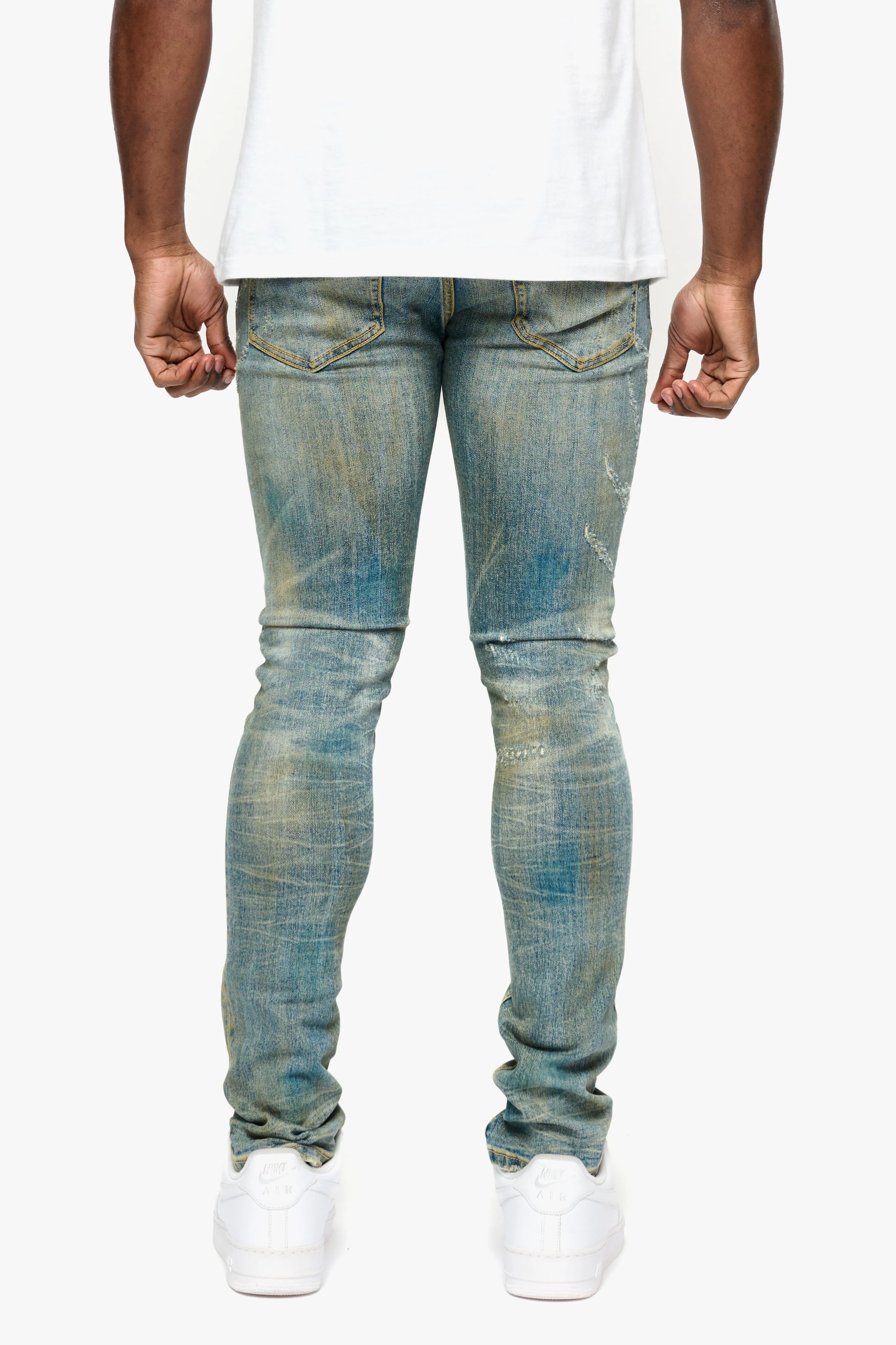 ANOM SKINNY FIT "HOTIZAN" BLUE