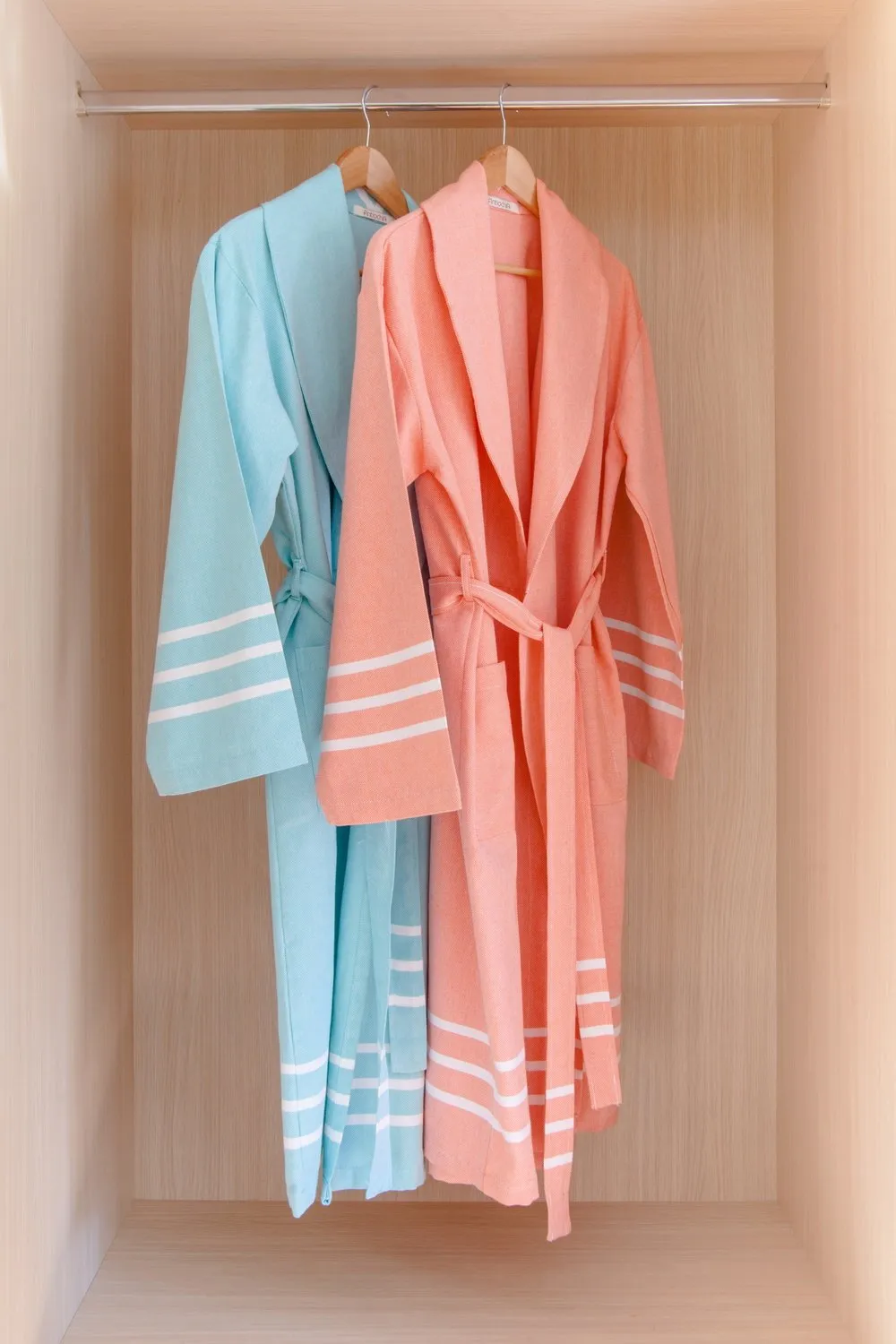 Antiochia Collection Bathrobe – Teal