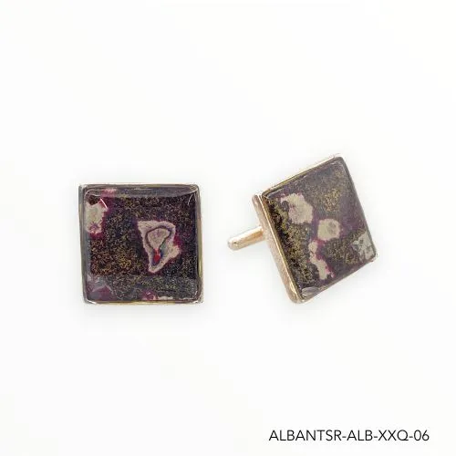 Antonio Cuff Links | Silver | Square