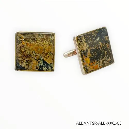 Antonio Cuff Links | Silver | Square