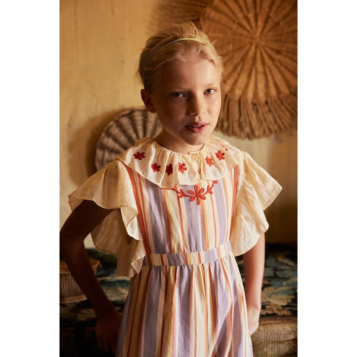Apolina - Bobbi dungarees - Rustrel Stripe