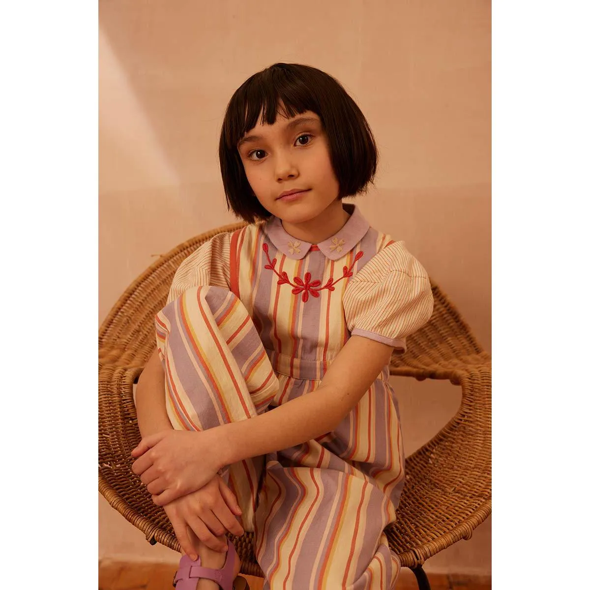 Apolina - Bobbi dungarees - Rustrel Stripe