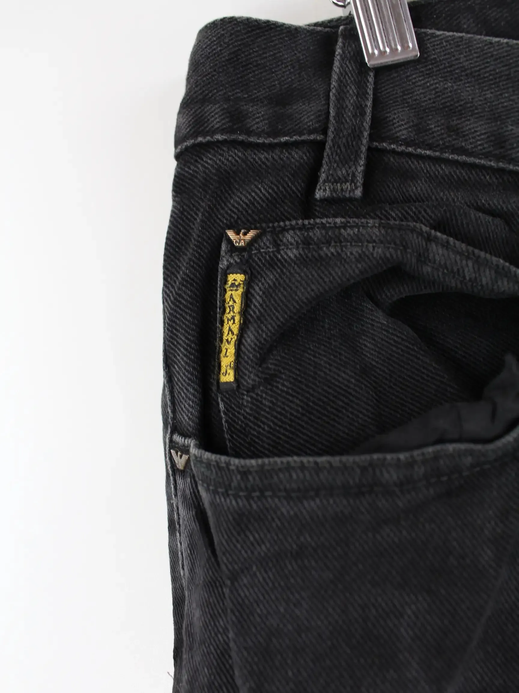 Armani y2k Eco Stone Jeans Schwarz W L