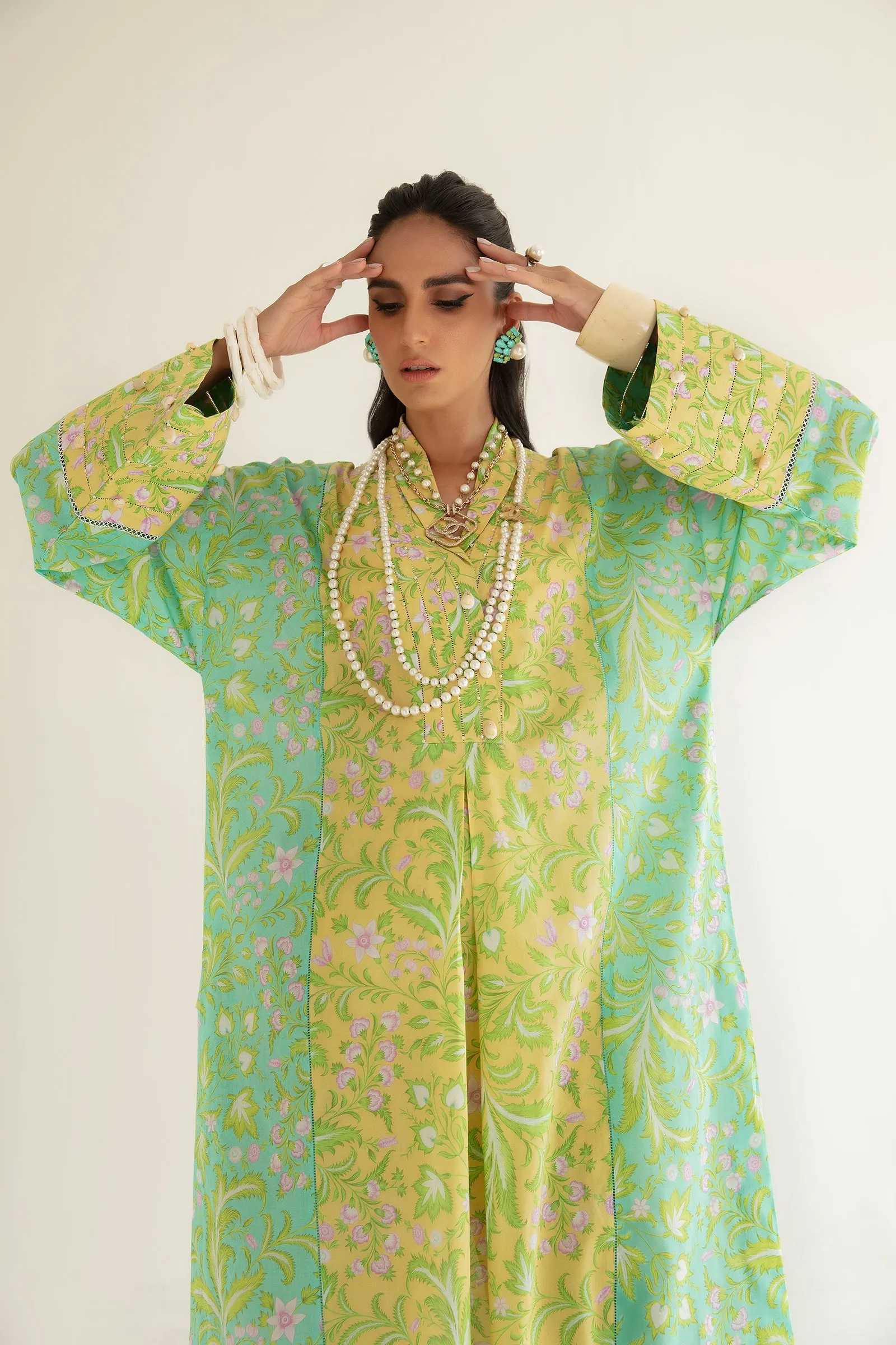 AVA (ZRW-20914) | Zaha RTW Poplin Collection 2023 | Stitched Lawn Cambric Cotton Suits