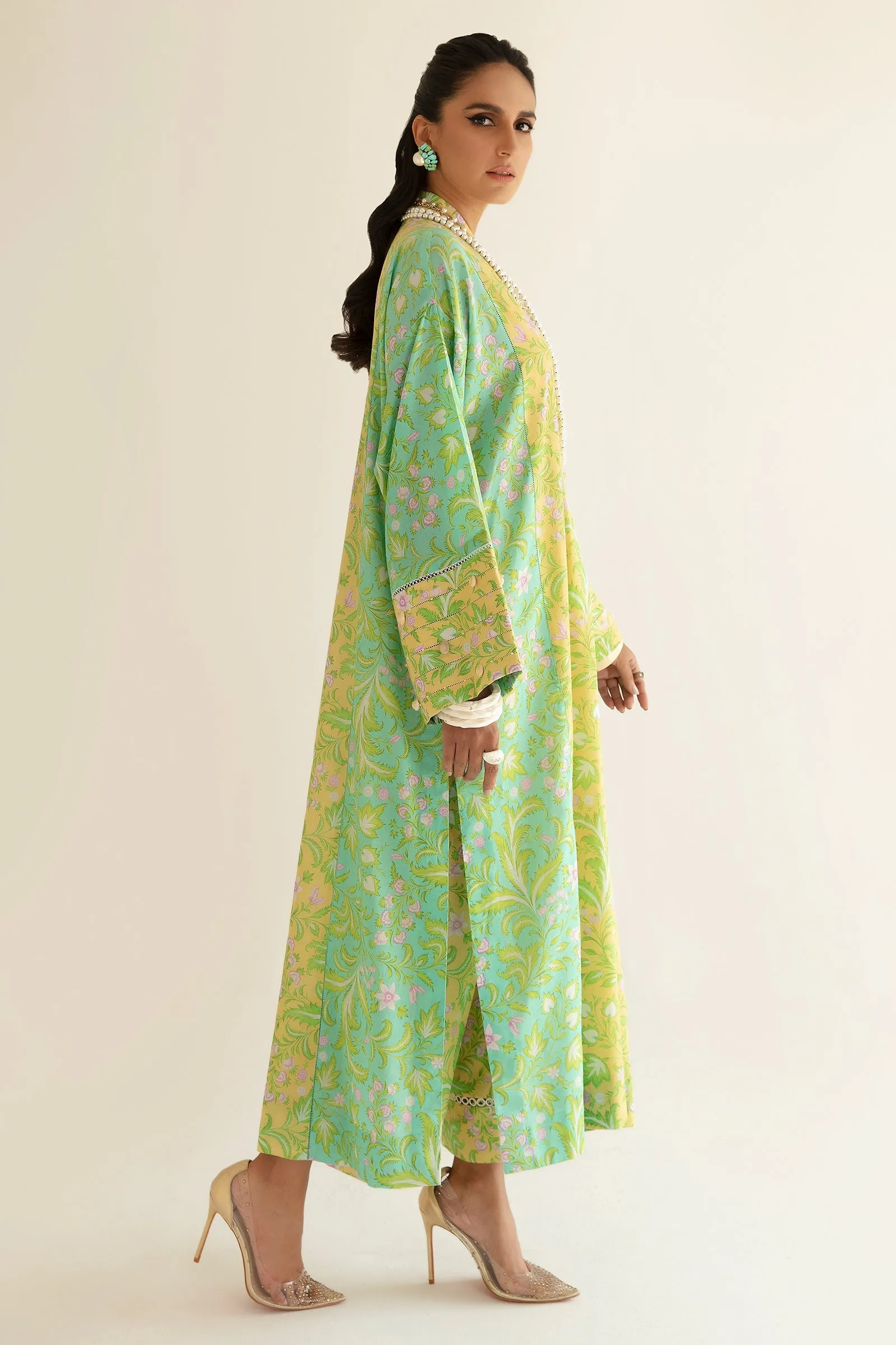 AVA (ZRW-20914) | Zaha RTW Poplin Collection 2023 | Stitched Lawn Cambric Cotton Suits