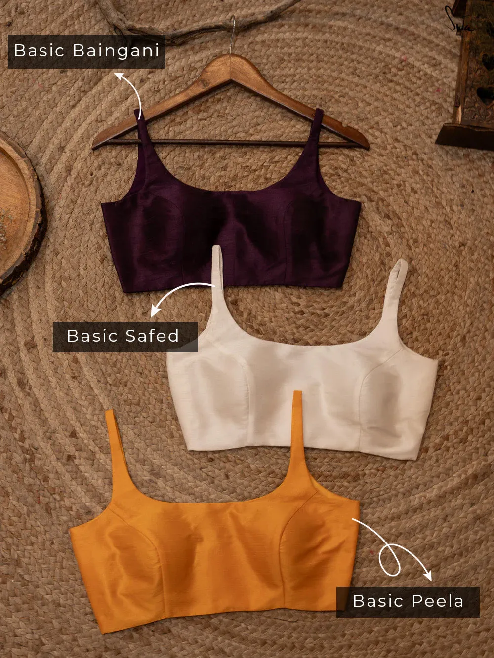 Basic Baingani   Basic Safed   Basic Peela