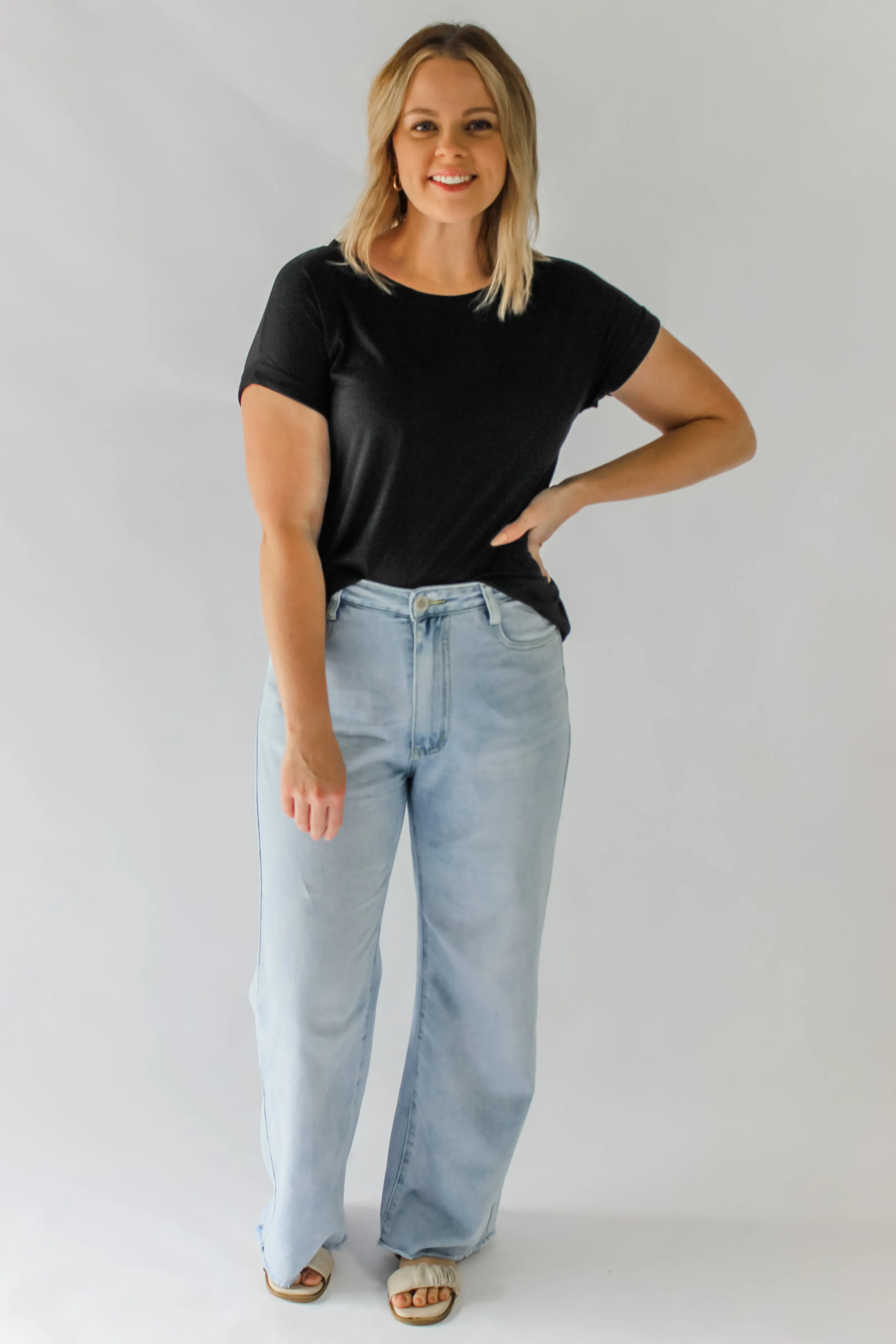 BASIC LOUNGEWEAR TEE - BLACK