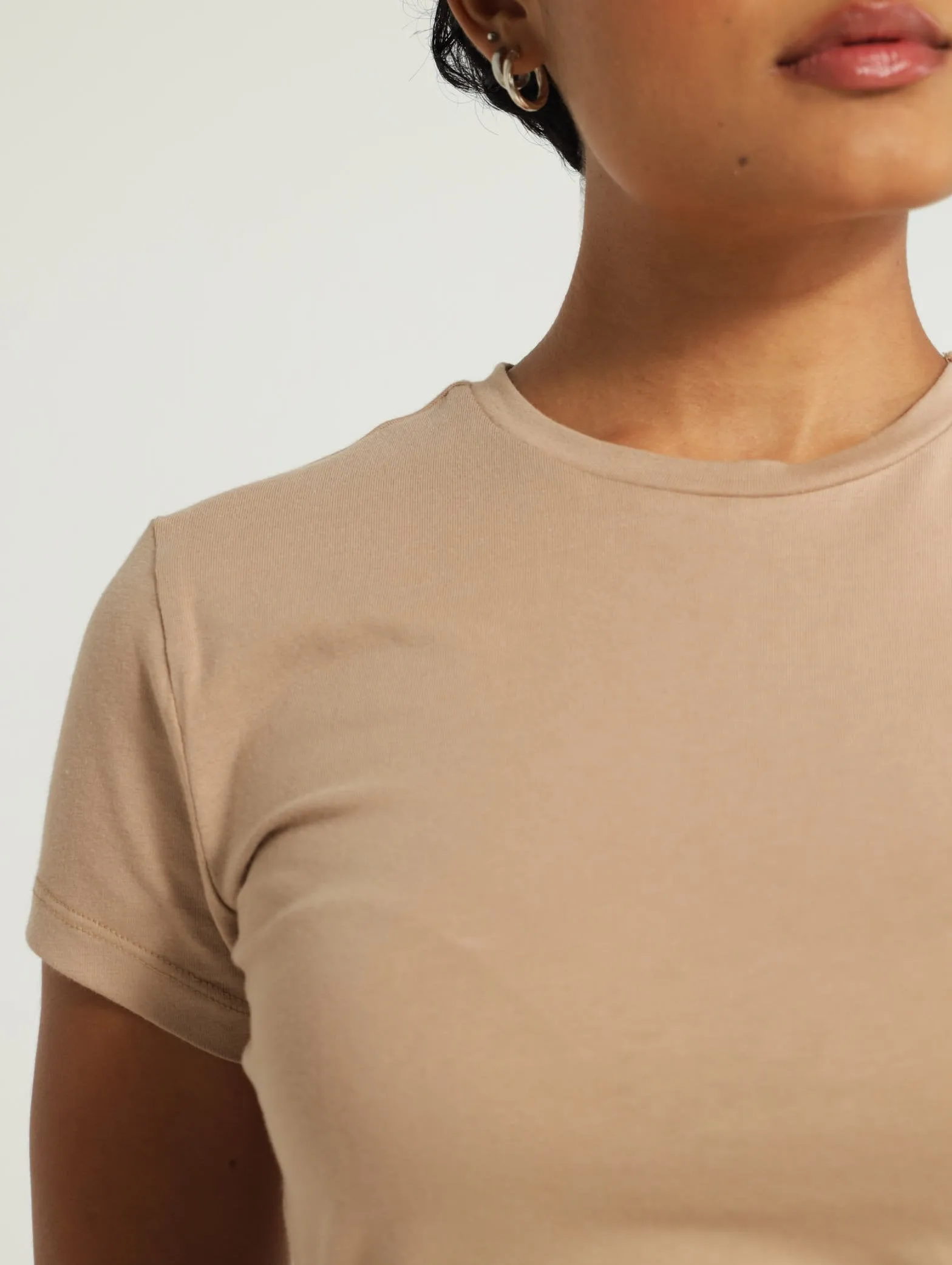 Basic Tee - Tan