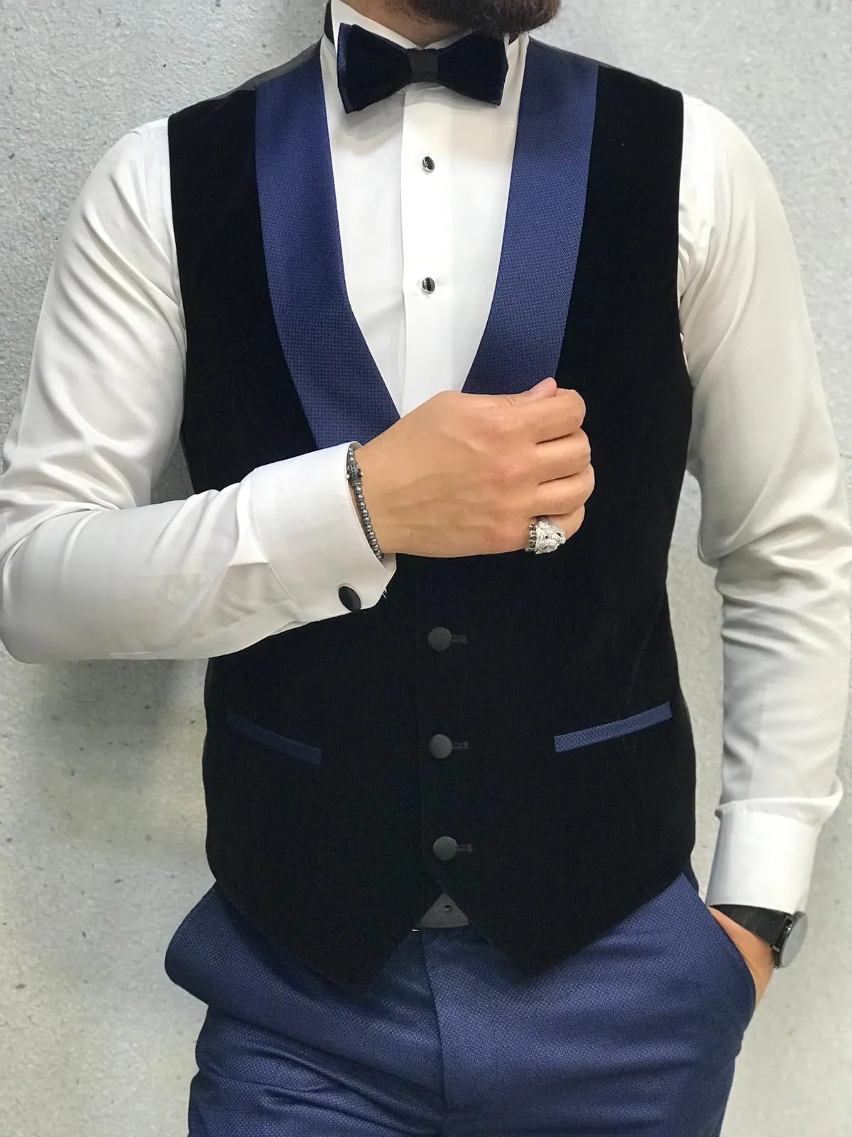 Bergamo Parliament Blue Tuxedo - The Epitome of Elegance