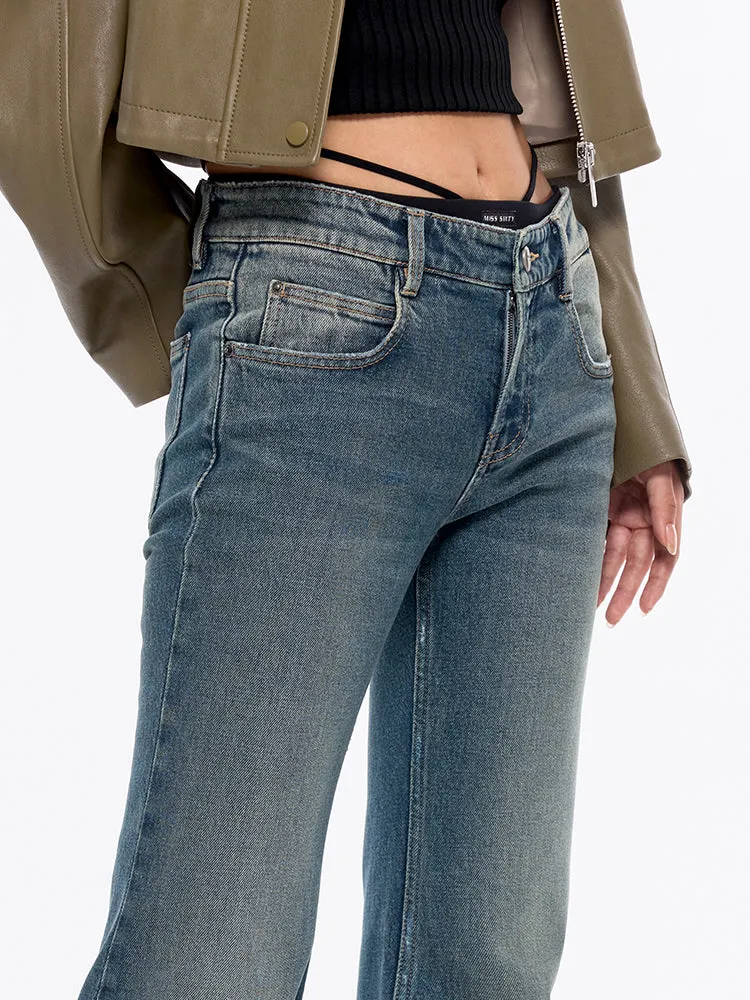 Bikini Waist Flare Jeans