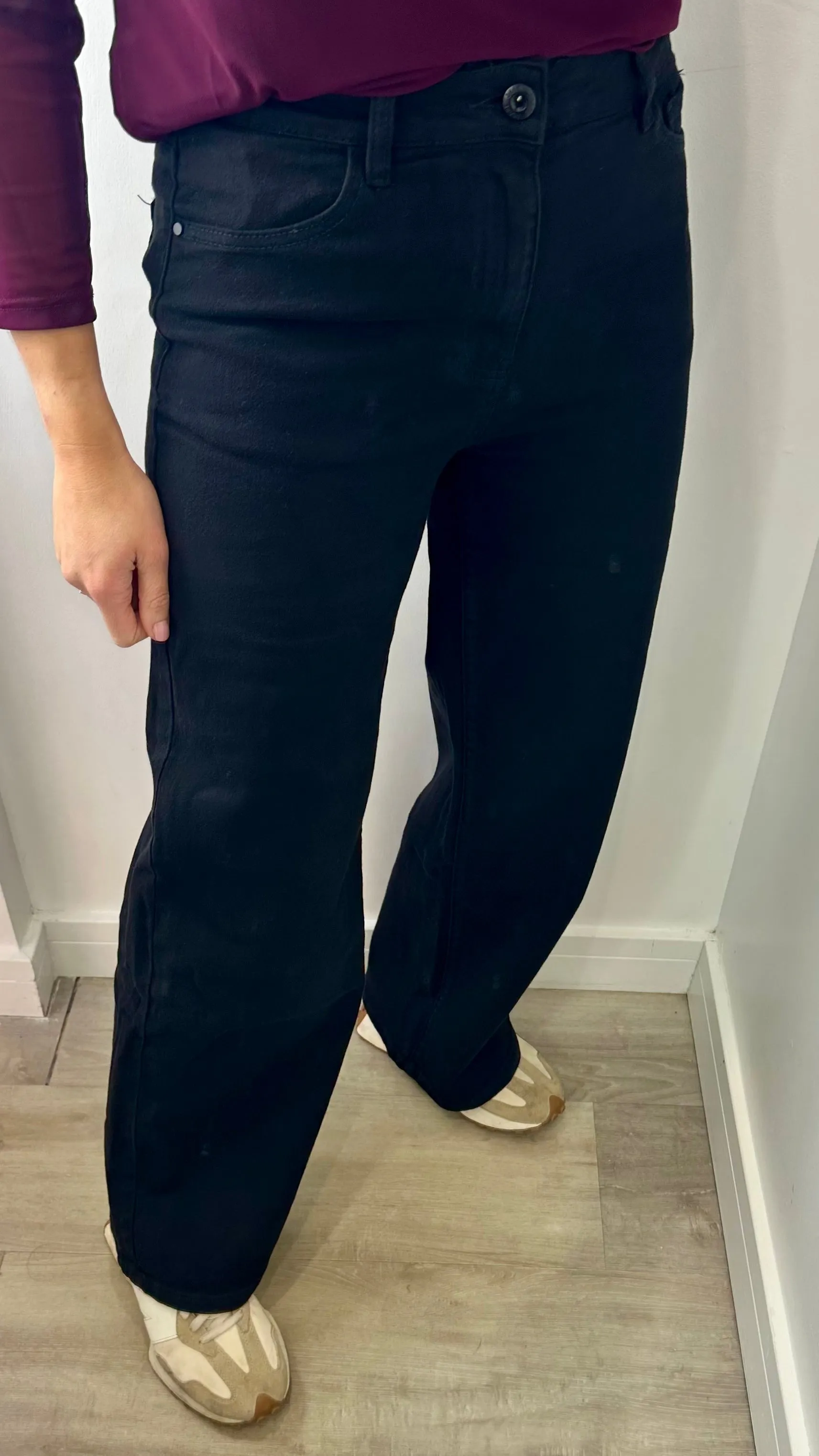BLACK DAD FIT JEANS