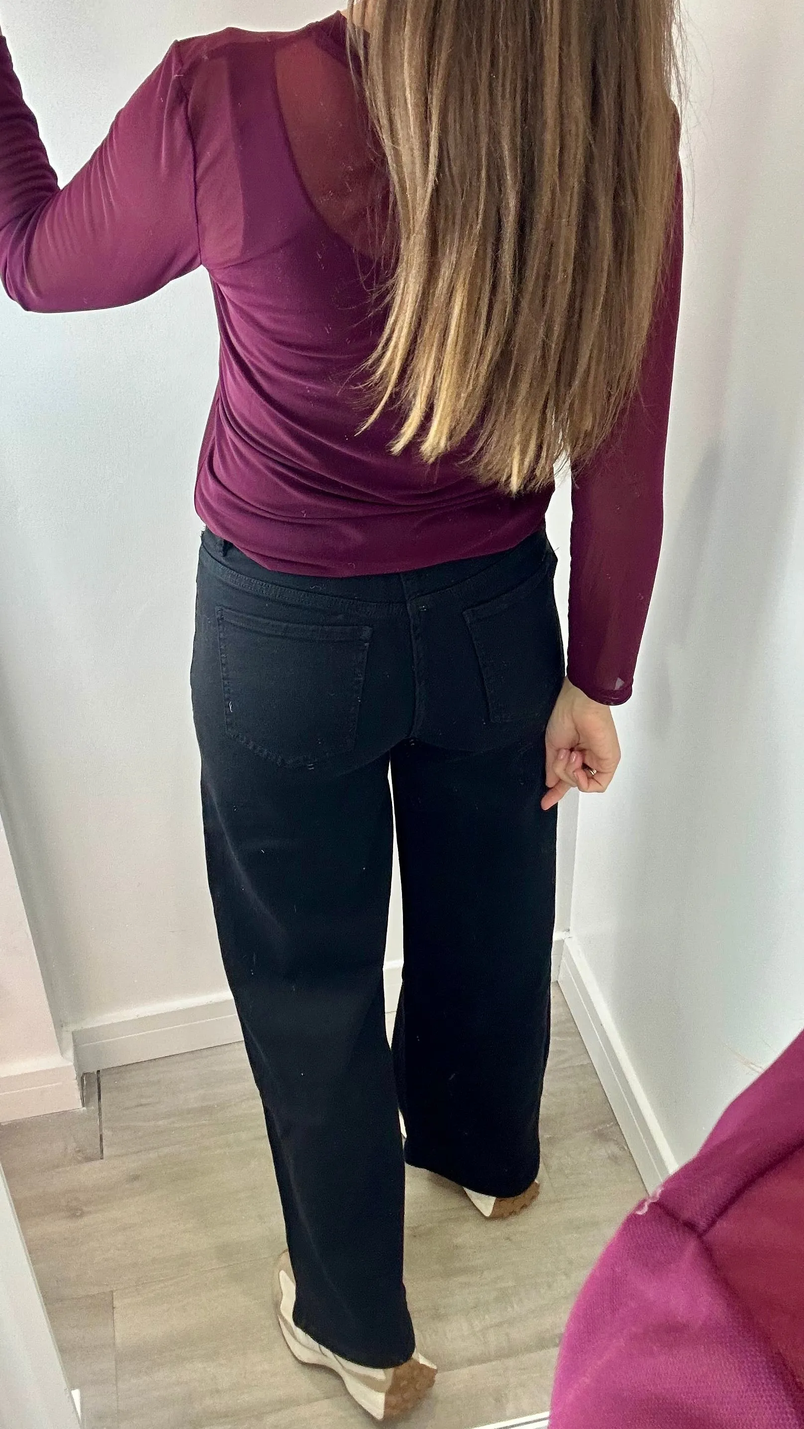 BLACK DAD FIT JEANS