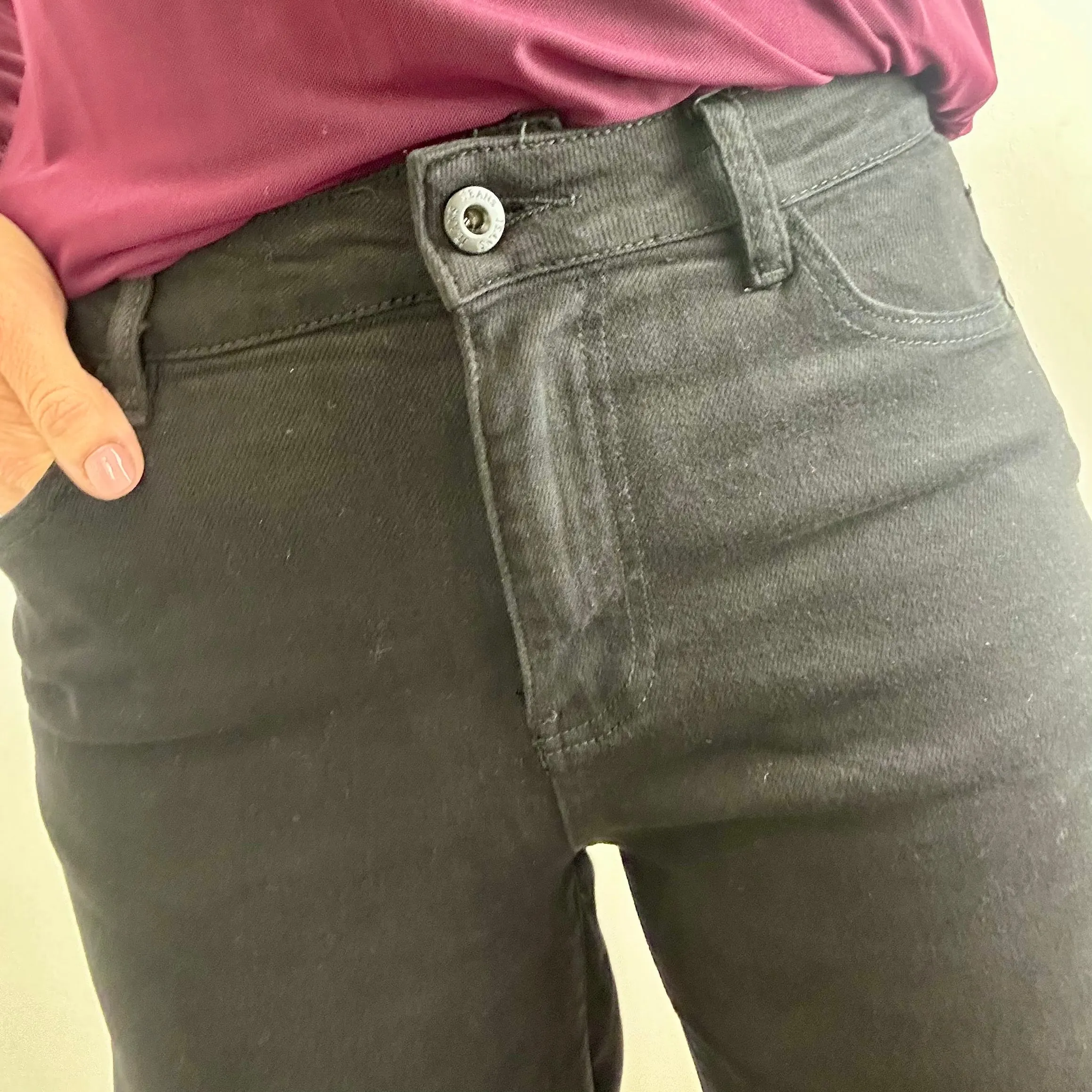 BLACK DAD FIT JEANS
