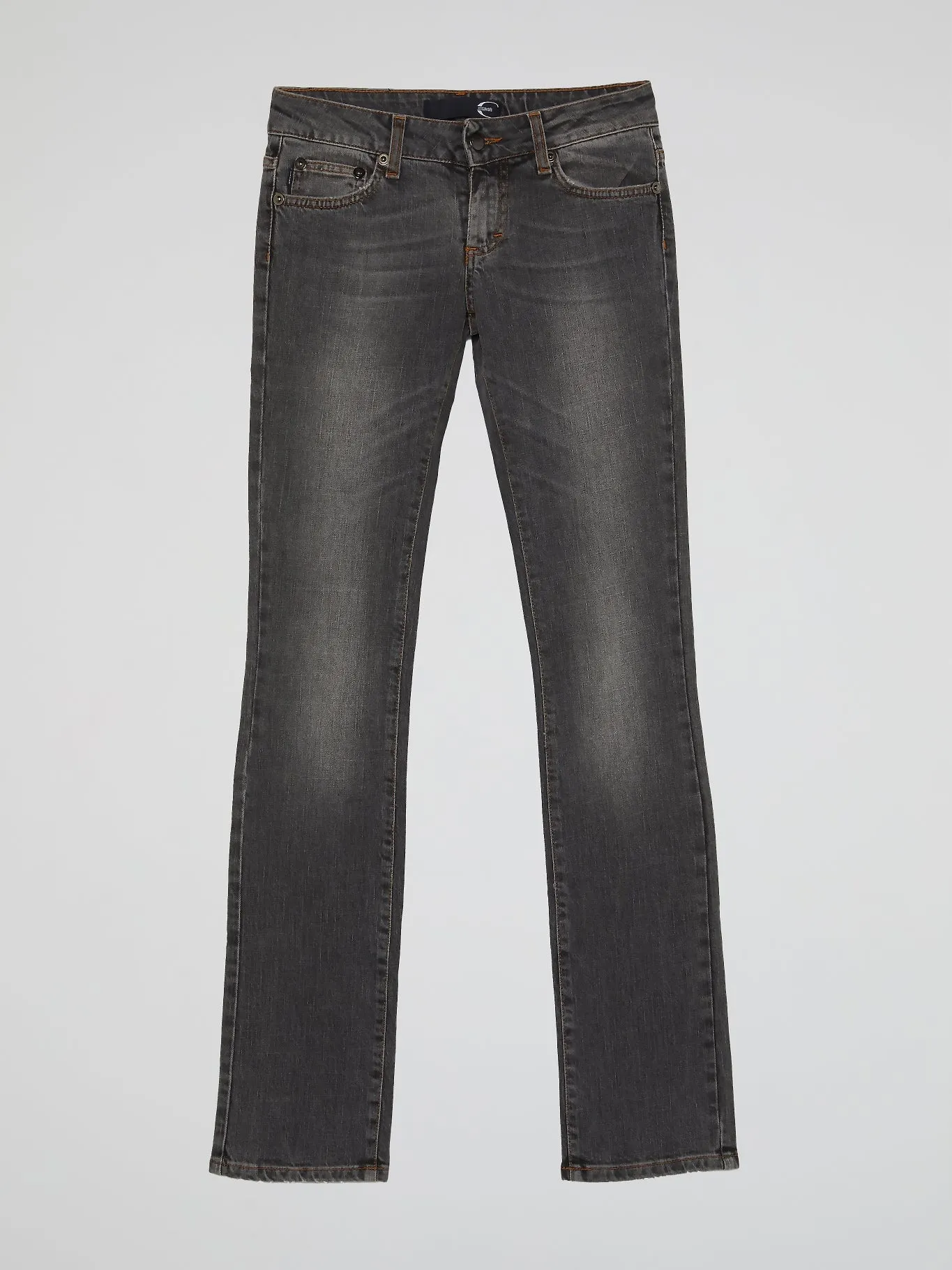 Black Faded Denim Jeans