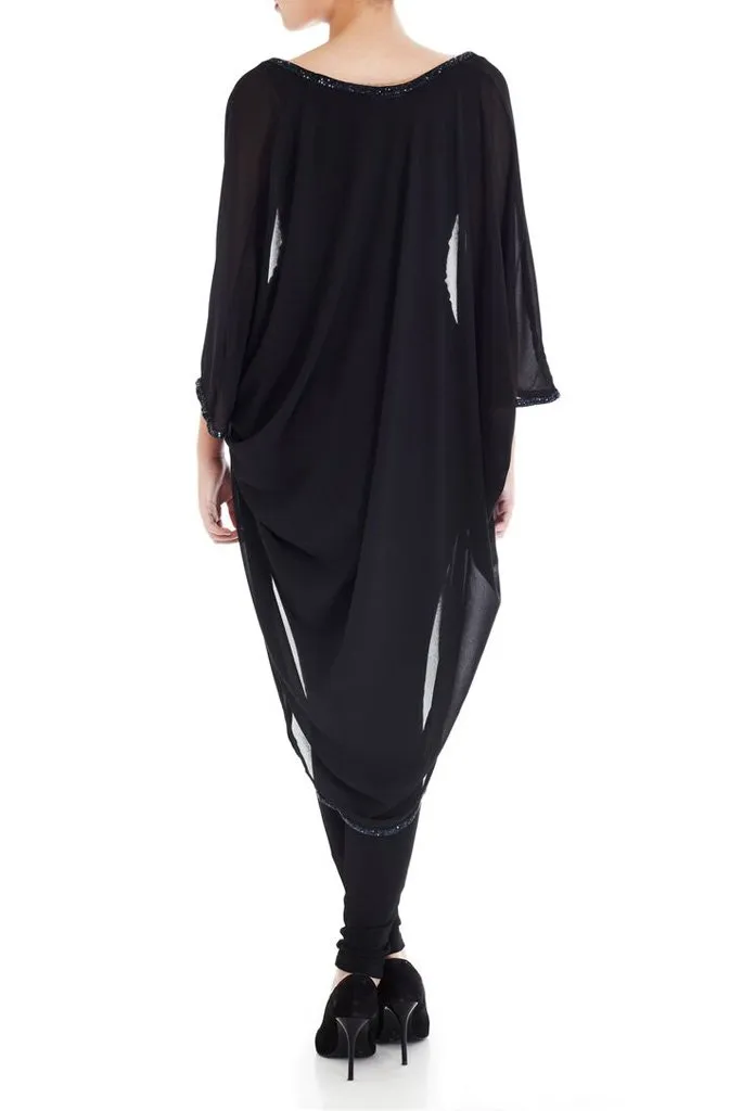 Black Heart | Full Sleeves Sequin Glam