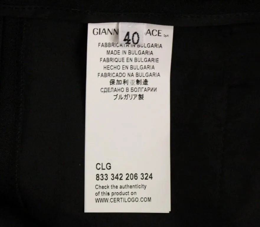 Black Pants Cropped 3/4 Short Nude Capri