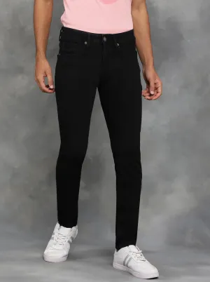 Black Solid Slim Fit Jeans | GreenFibre