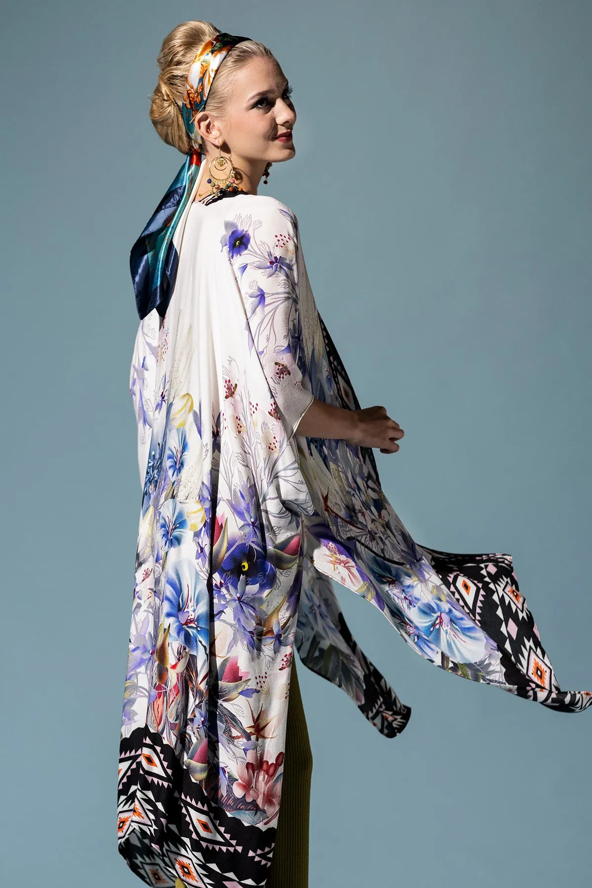 Blossom Breeze Tribal Kimono