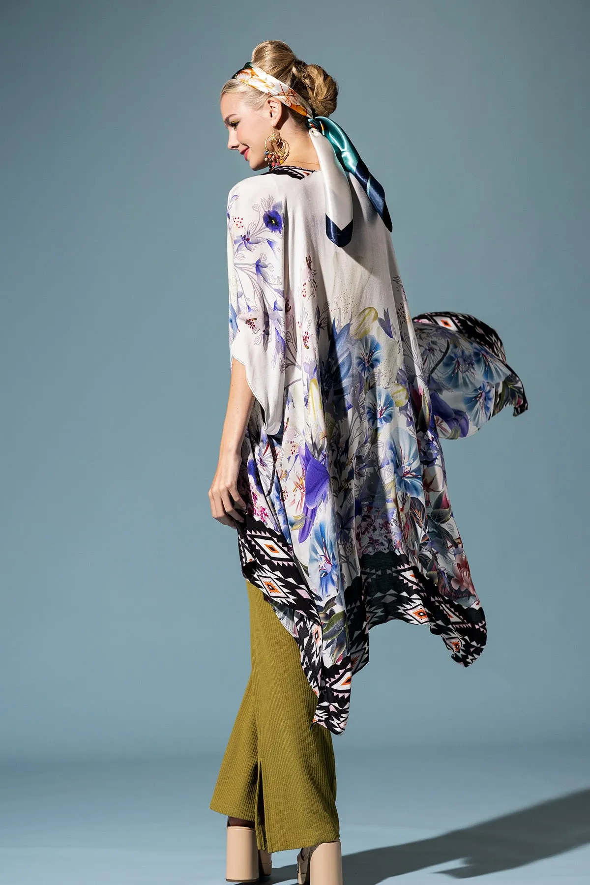 Blossom Breeze Tribal Kimono