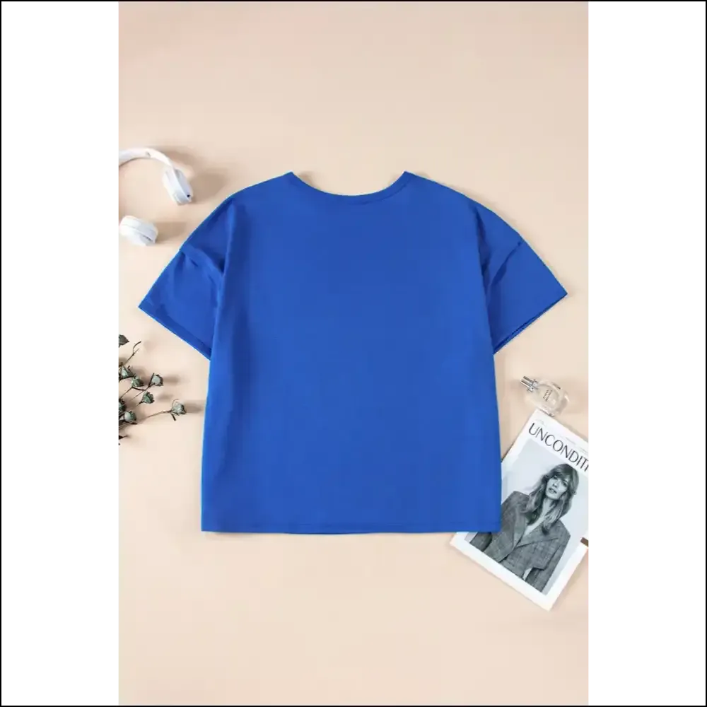 Blue Patched Pocket Tee: so Comfy, Youll Need Another () 💙 Needful Things