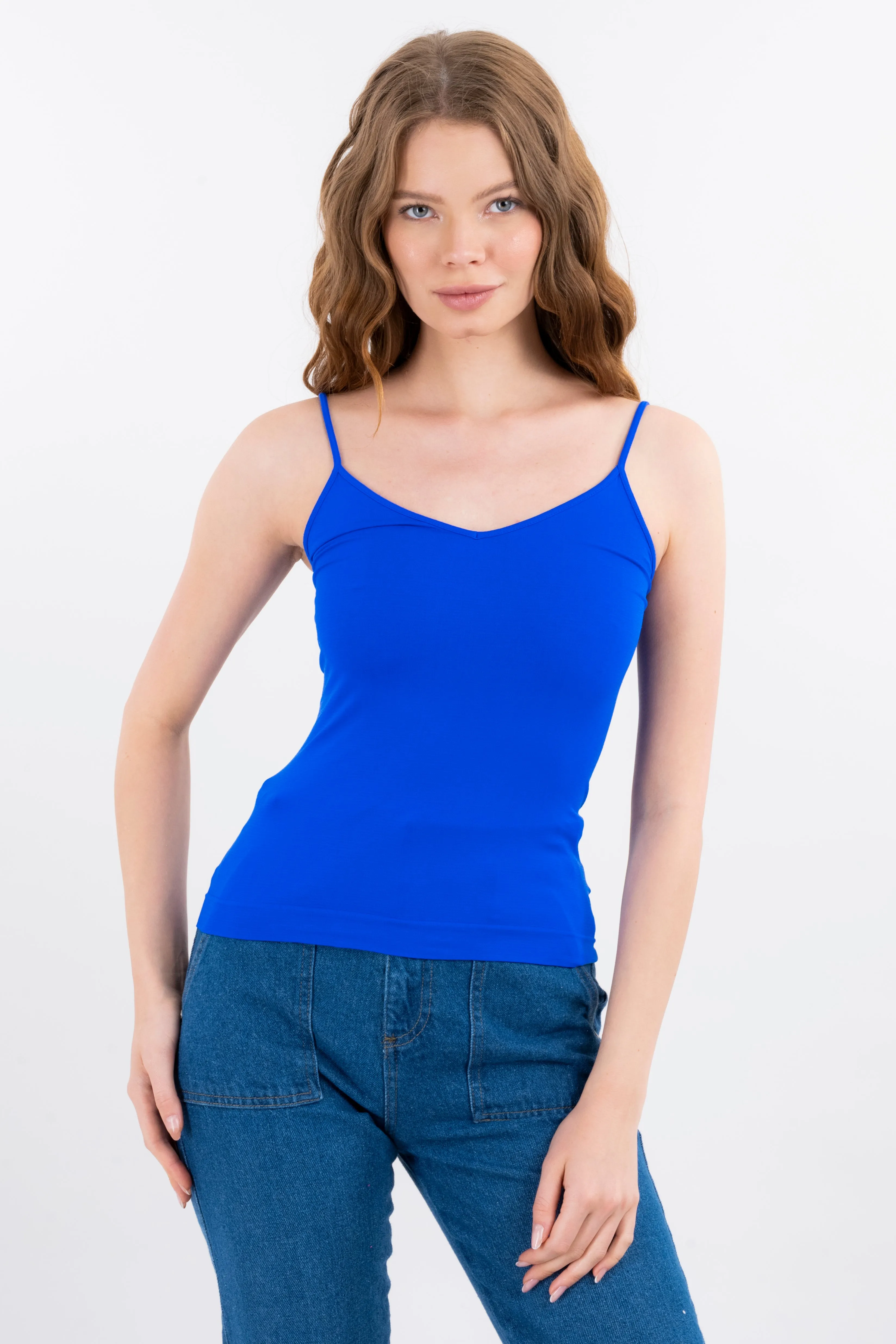 Blusa Ajustada Tirantes