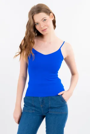 Blusa Ajustada Tirantes