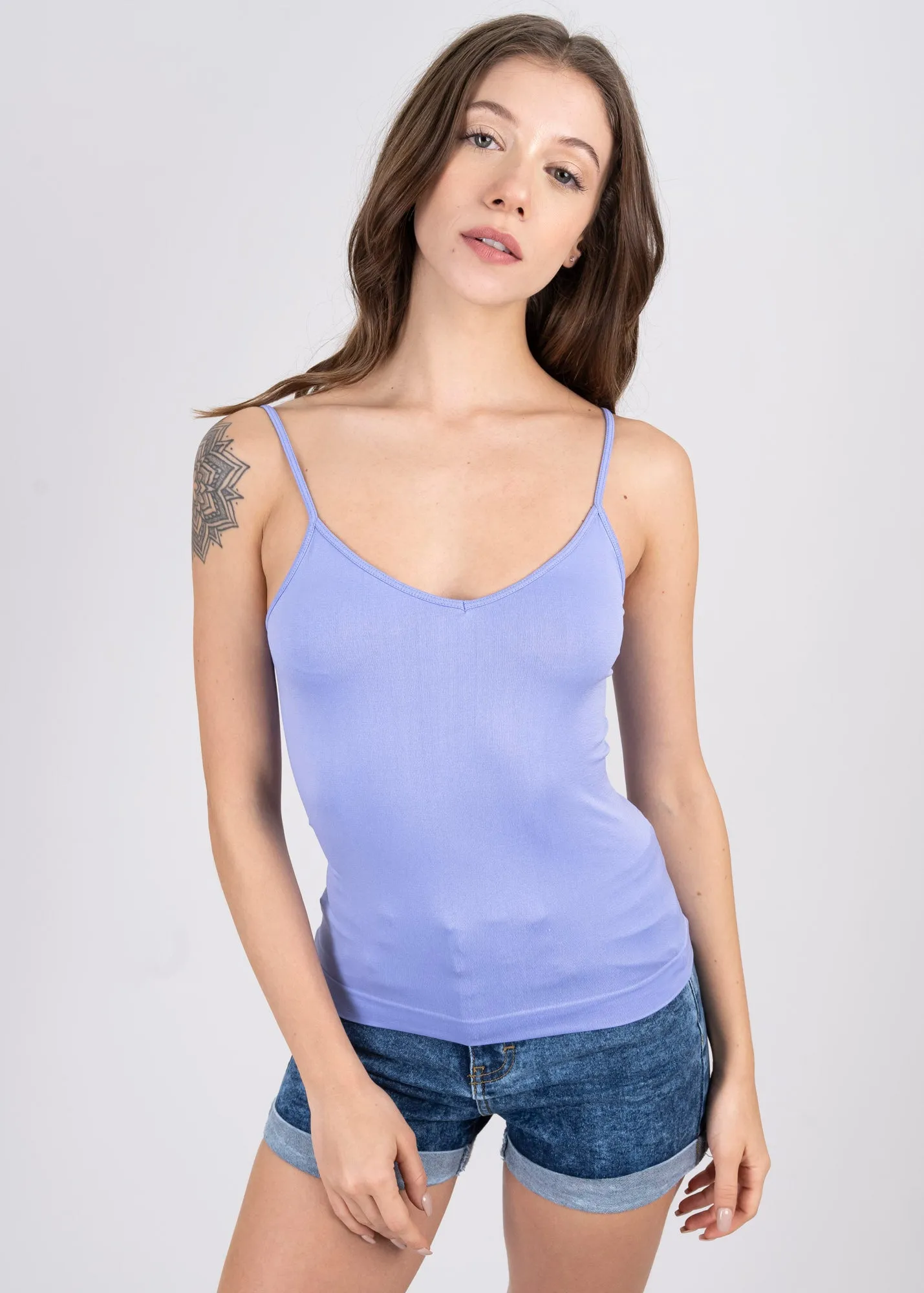 Blusa Ajustada Tirantes