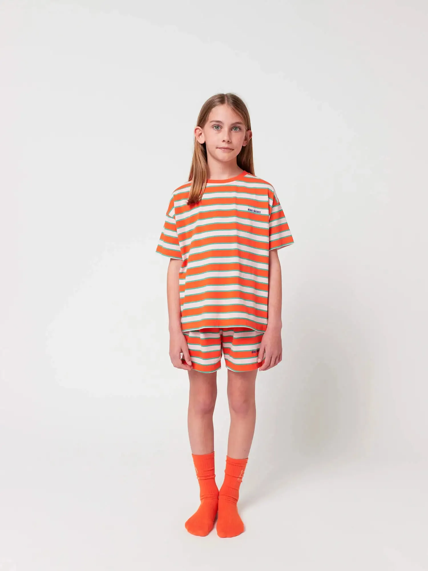 Bobo Choses Red Stripes loungewear set