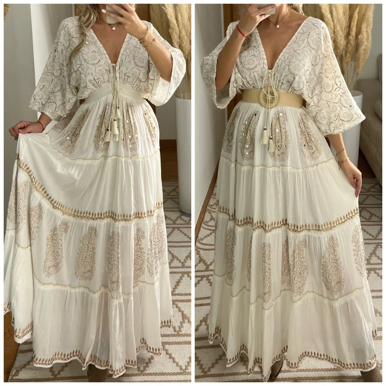 Boho Kimono Bloom Maxi