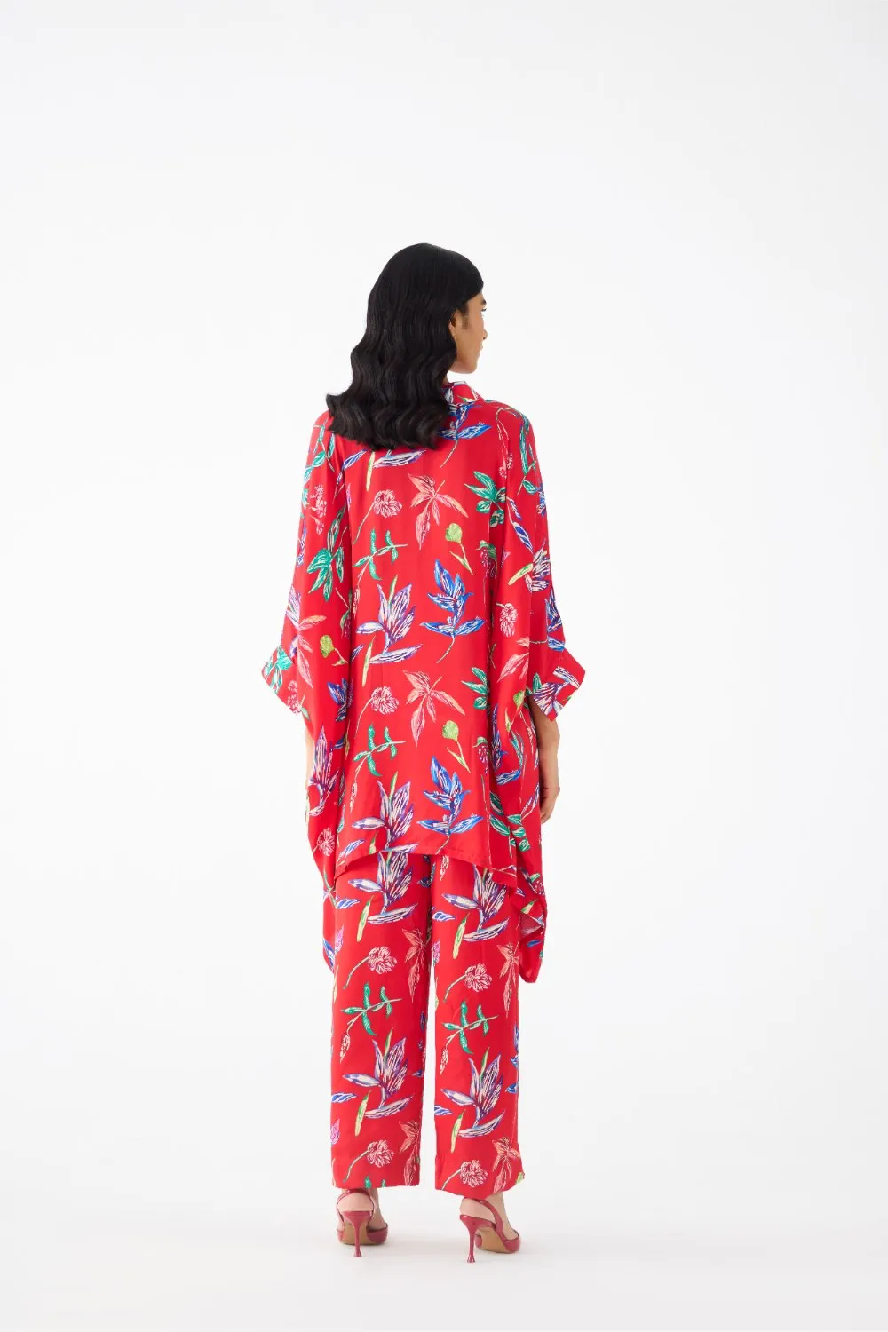 BOTANICA SHORT KIMONO AND PANTS